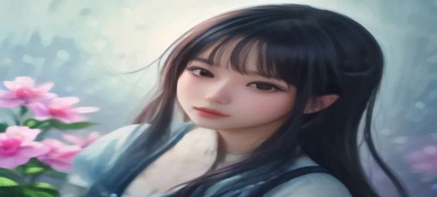 干逼视频画质对比测试截图：左侧高码率1080P画面细节清晰，右侧低码率压缩版本出现明显块状噪点与色彩失真，对比鲜明
